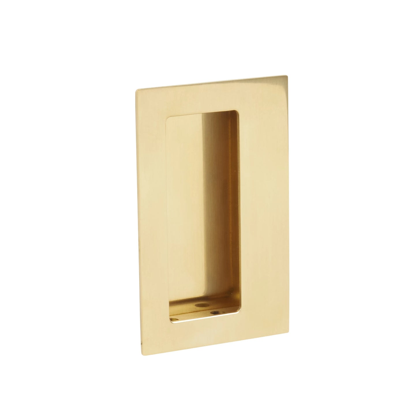 Rectangular Flush Pull with Offset Pocket