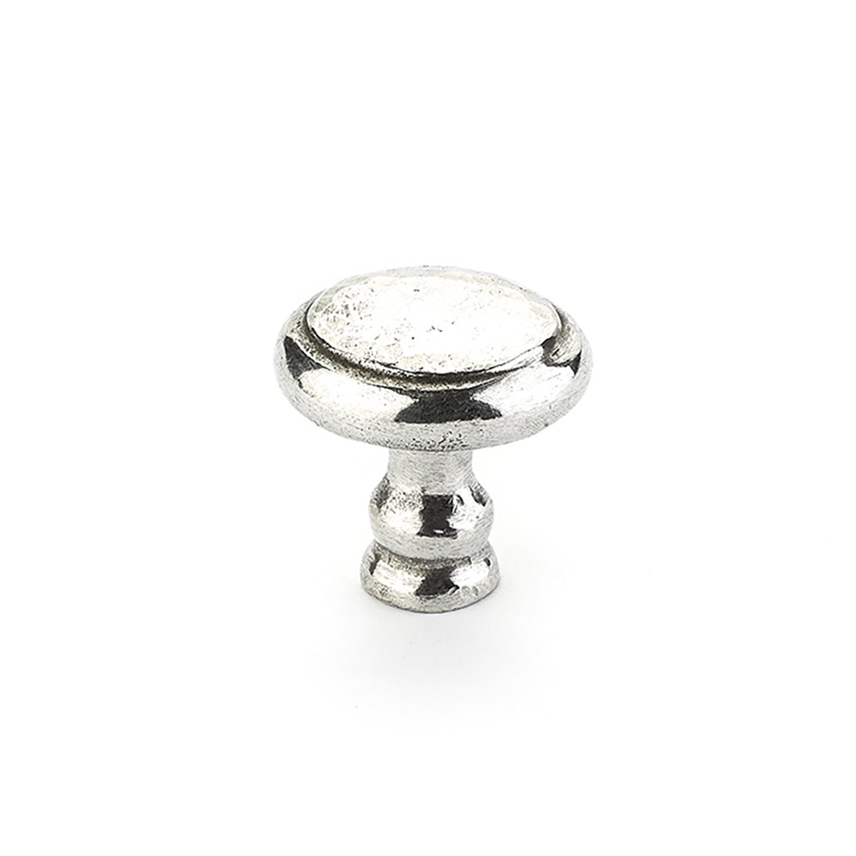 Schaub Artifex Knob 1-1/2" Natural Britannium