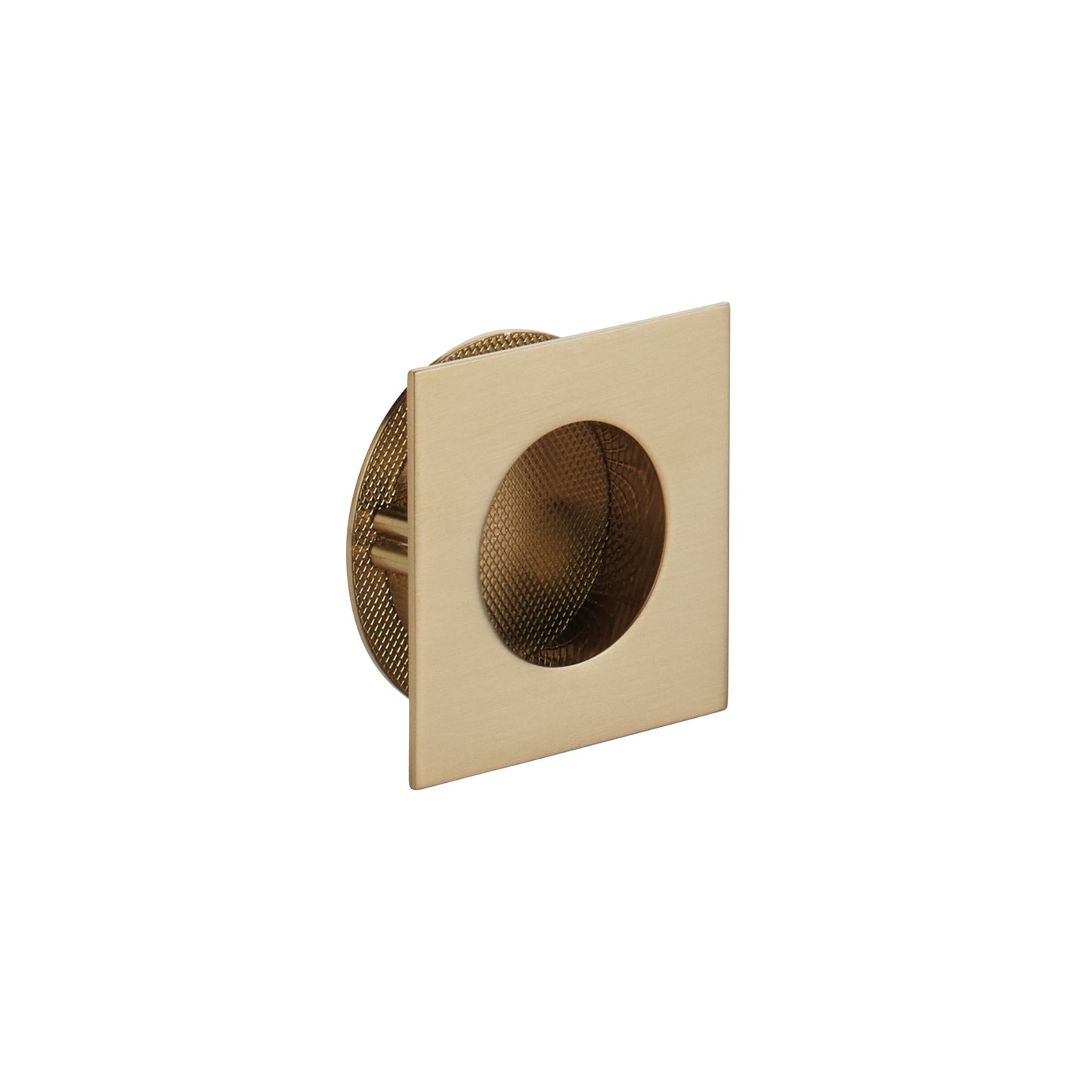 Schaub Urbano Square Recessed Pull 3" Signature Satin Brass
