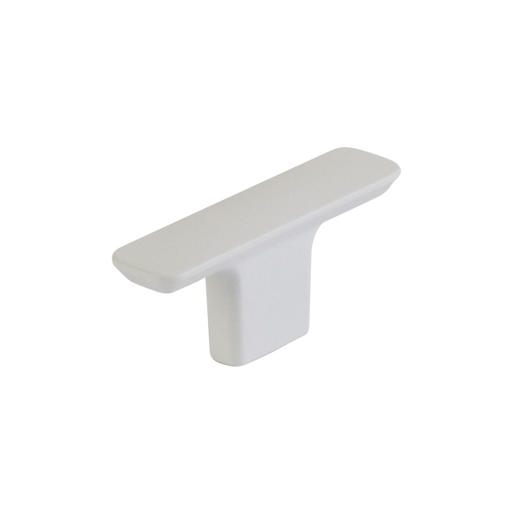 Schaub Suave T-Knob 2-3/8" Matte White