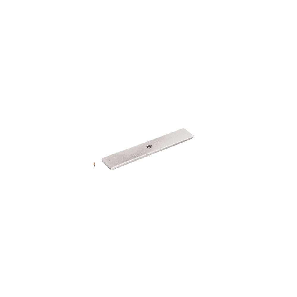 Schaub Vinci Backplate for Knob 4" x 3/4" Polished White Bronze