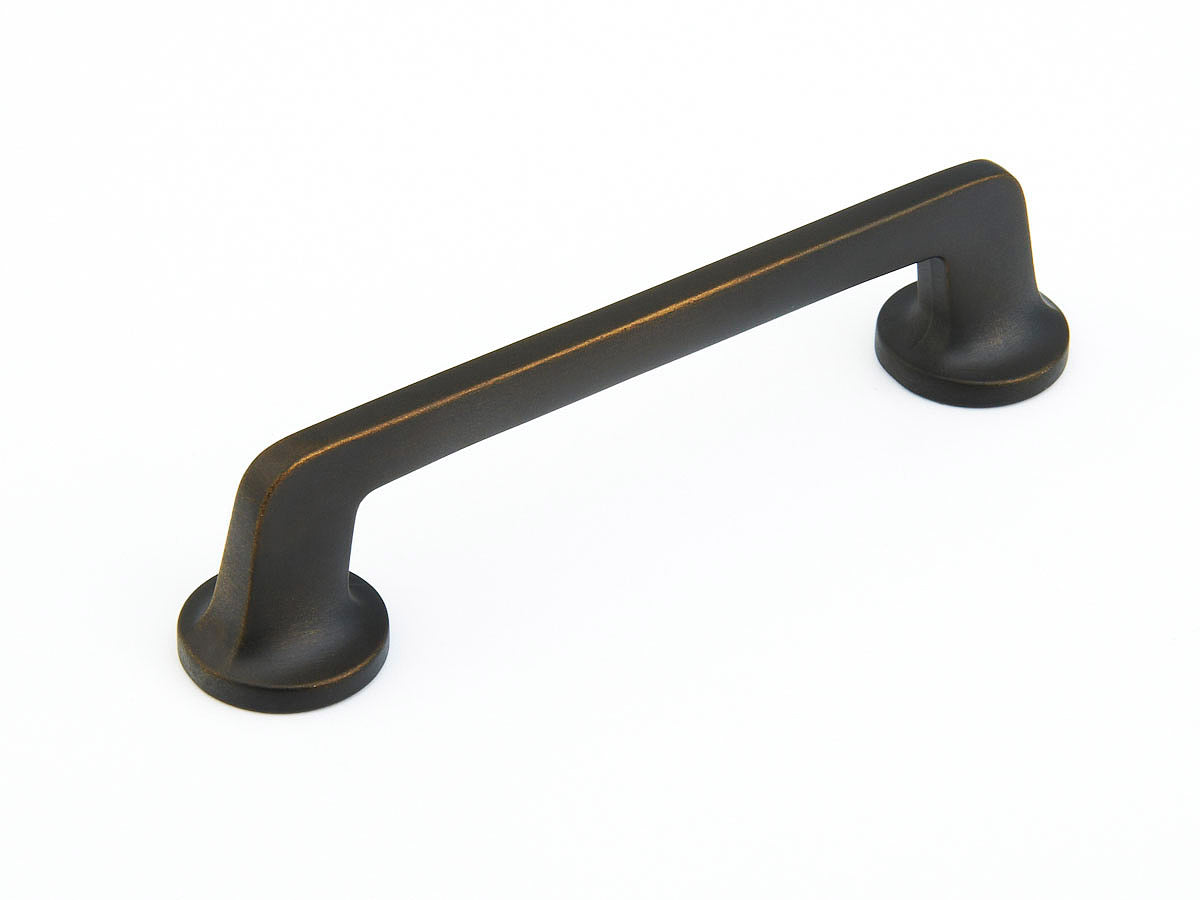 Schaub Northport Pull with round bases 5" Ancient Bronze