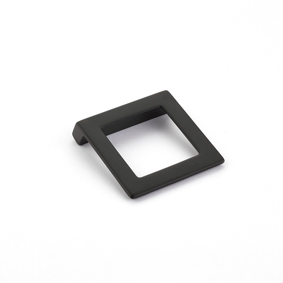 Schaub Finestrino Angled Square Pull 1-1/4" Matte Black
