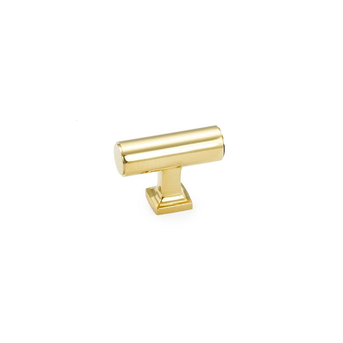 Schaub Haniburton T-Knob 1-5/8" Unlacquered Brass