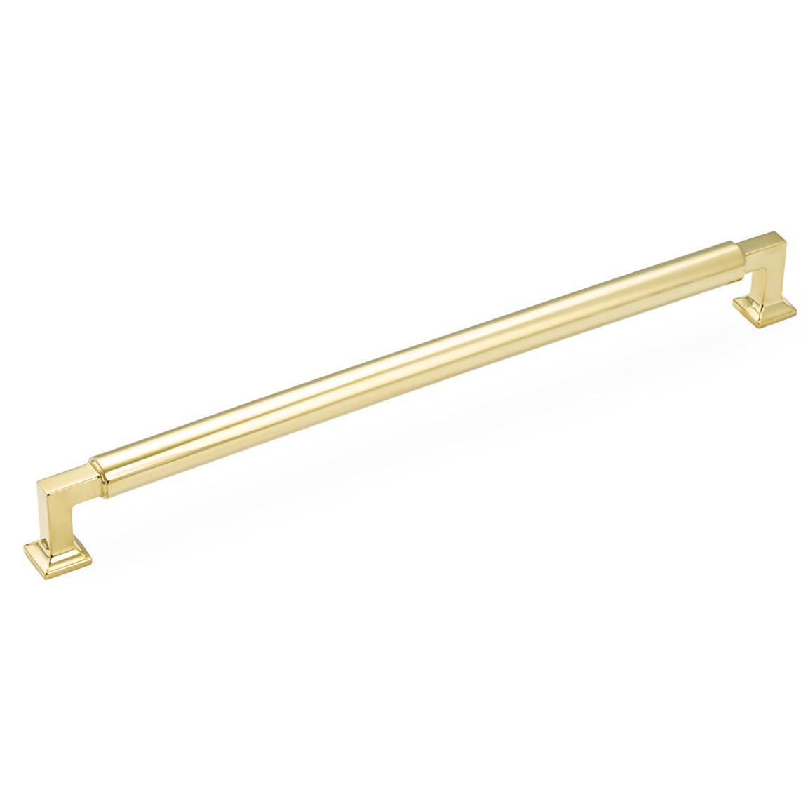 Schaub Haniburton Pull Unlacquered Brass 18" cc