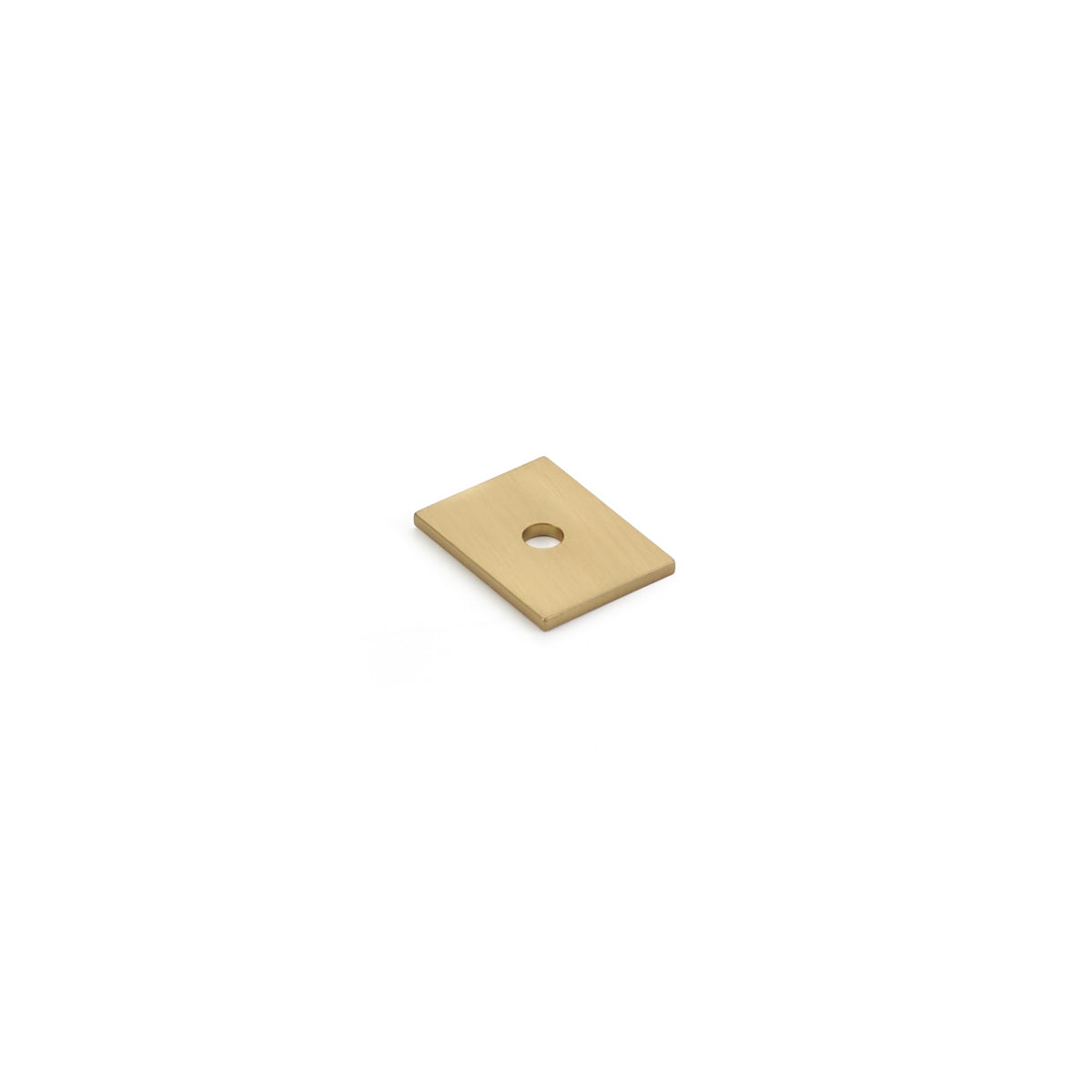 Schaub Pub House Backplate for Knob 1" x 3/4" Signature Satin Brass