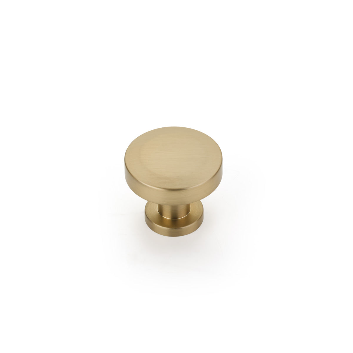 Schaub Heathrow Round Knob 1-1/4" Signature Satin Brass