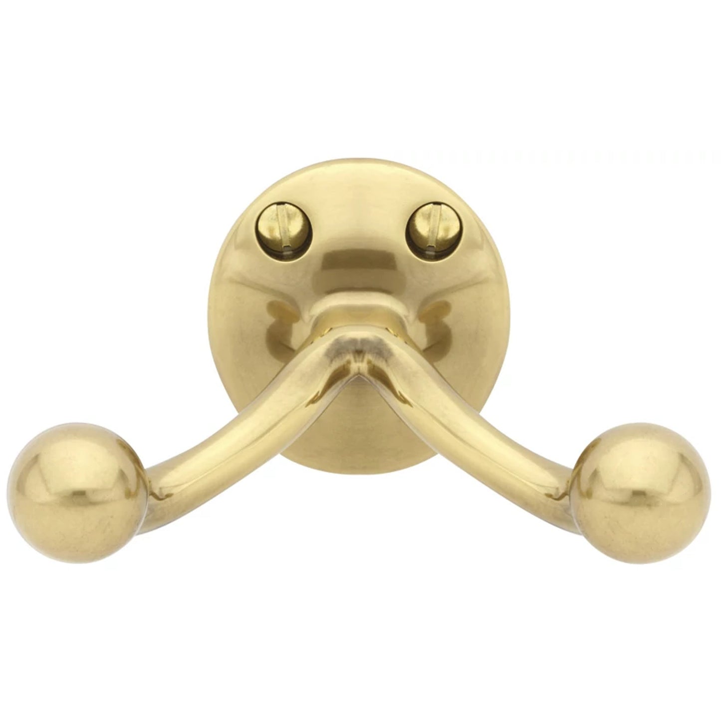 Traditional Brass Double Hook