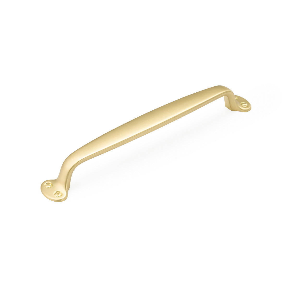 Schaub Country Pull Satin Brass 12" cc