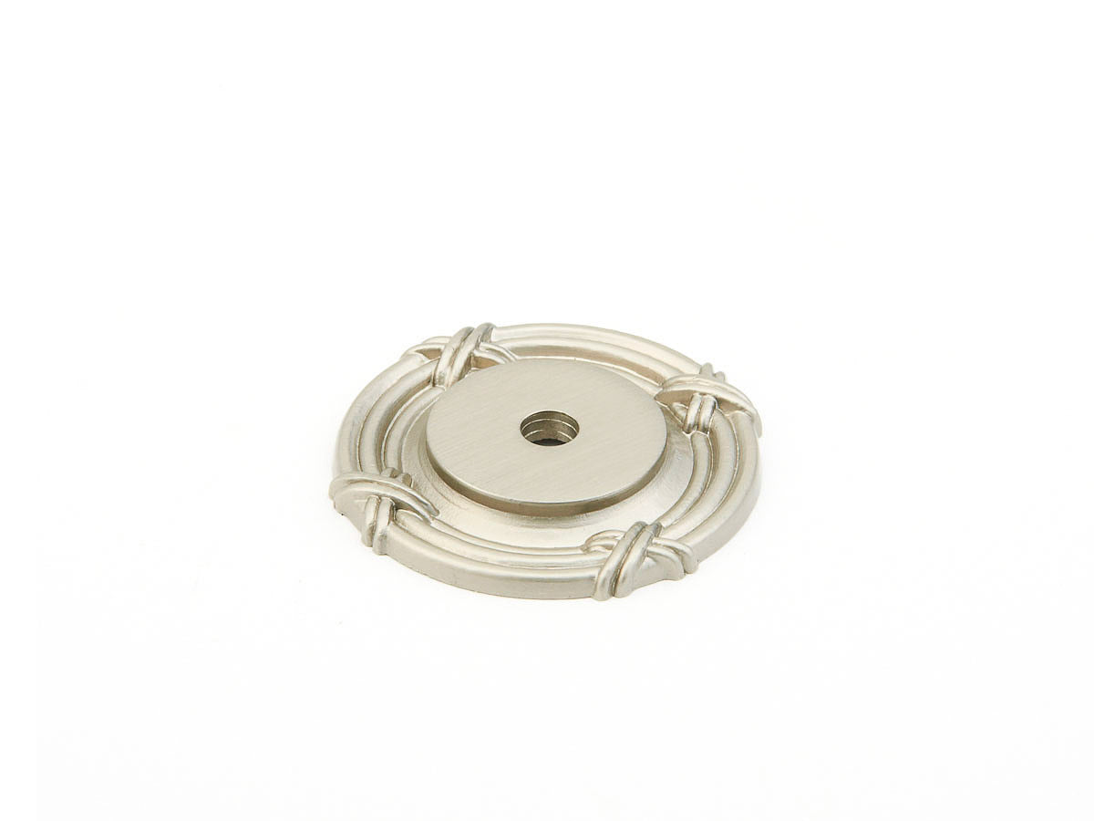 Schaub Versailles Backplate 1-1/2" Satin Nickel