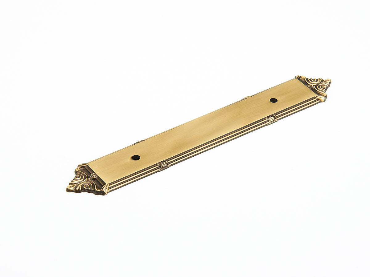 Schaub Versailles Backplate for Pull Antique Light Polish 96 mm cc