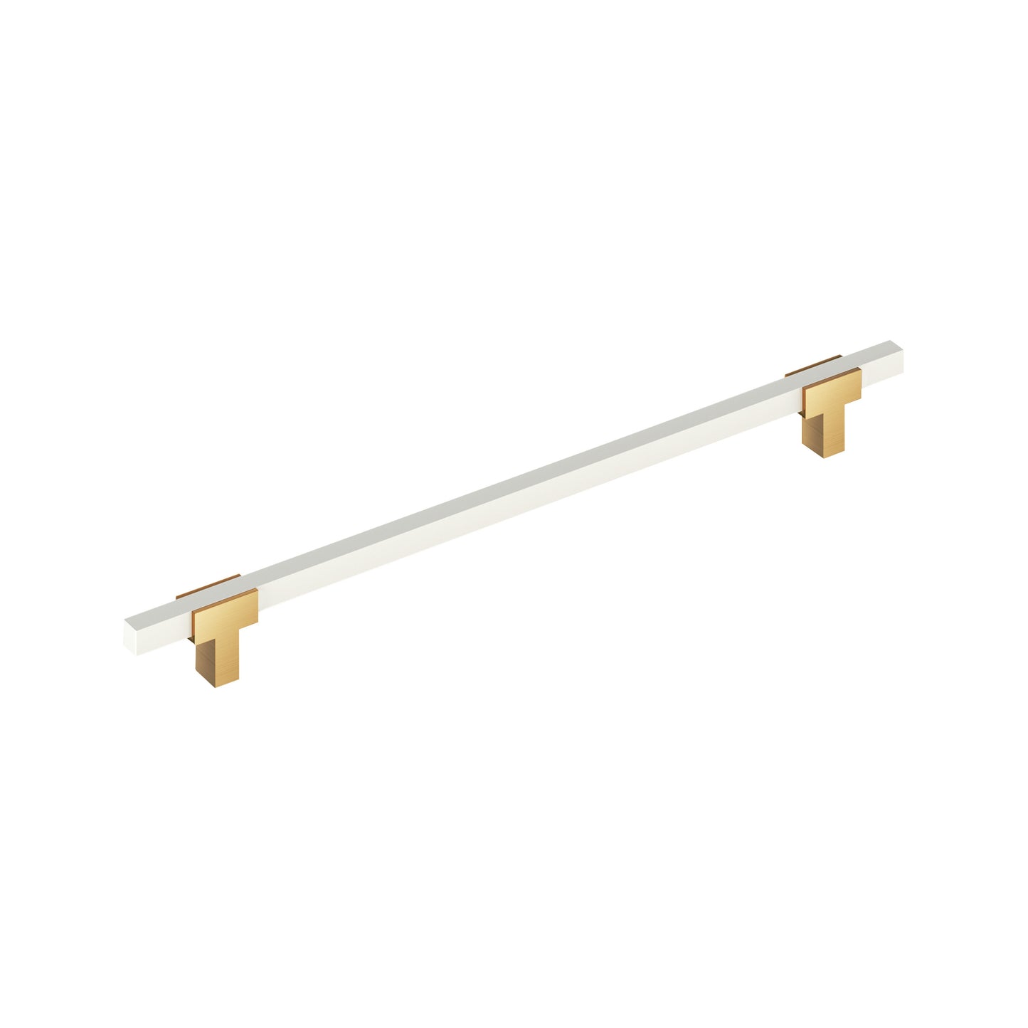 Amerock Urbanite Appliance Pull - 18 inch (457mm) CTC - Champagne Bronze/White