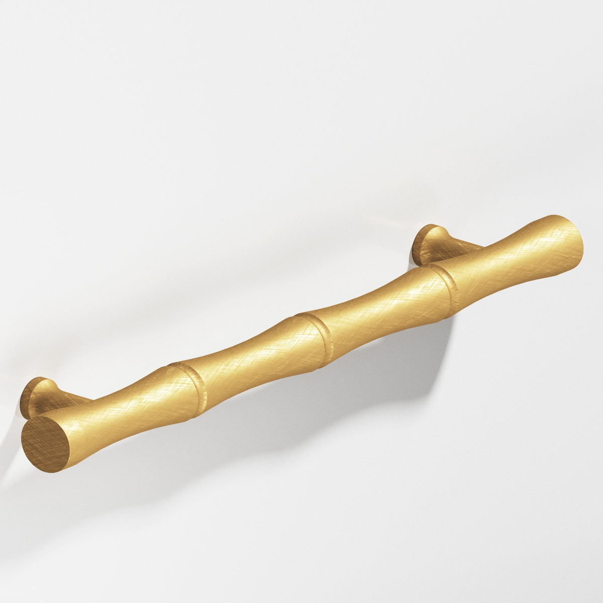 Colonial Bronze 280 Bamboo Cabinet Pull with Flared Posts - Weathered Brass