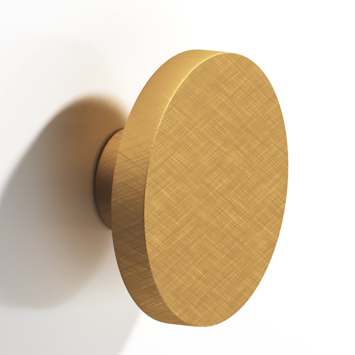 Colonial Bronze 9154 Round Cap Screw, 1 in Diameter for 8-32 Screw - Weathered Brass