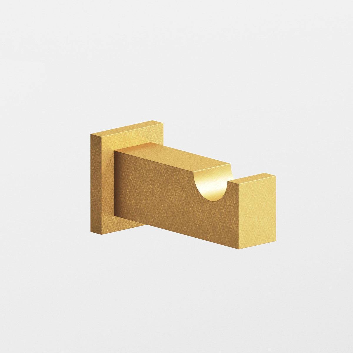 Colonial Bronze 3013 Rectangular Robe Hook, 3 in Projection - Weathered Brass