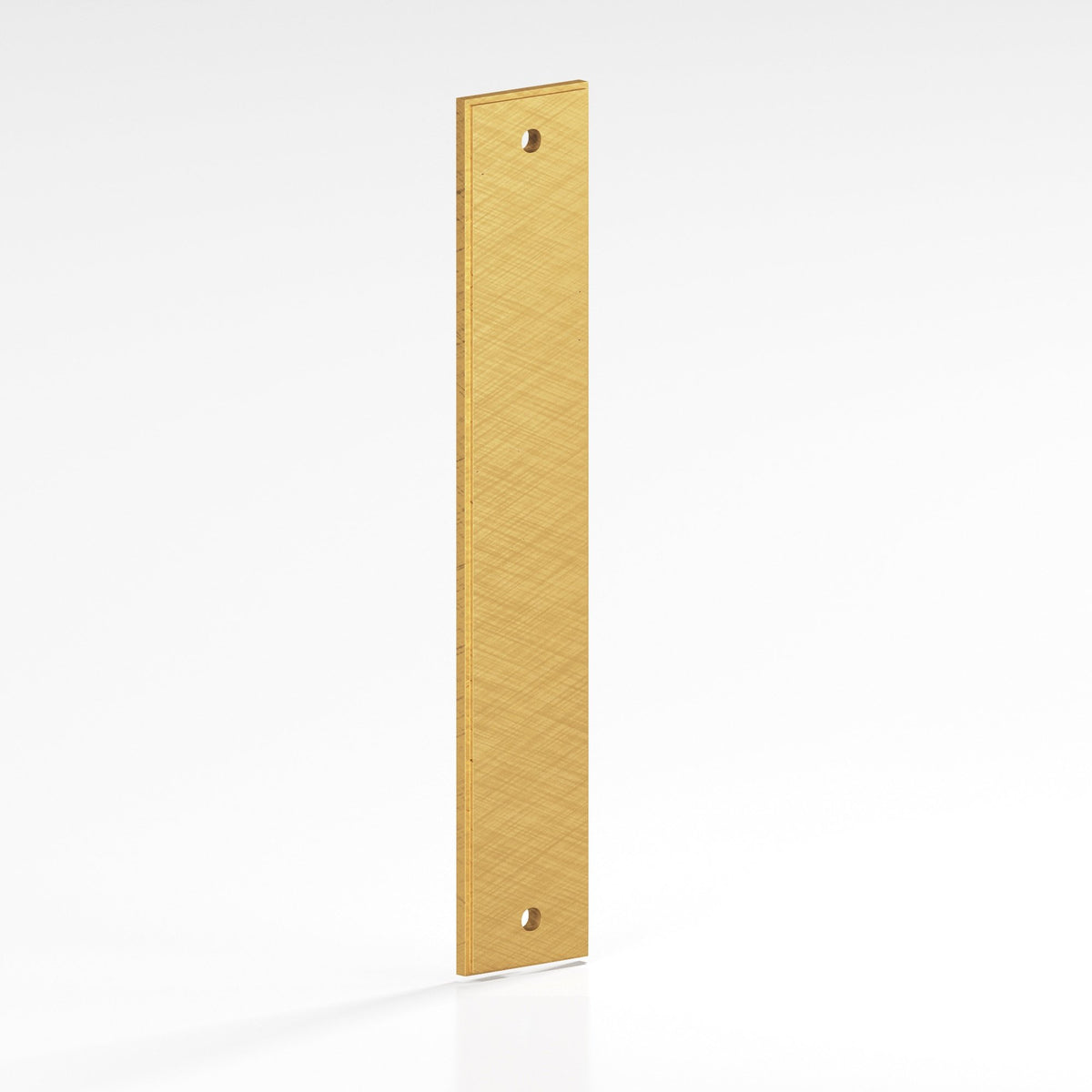 Colonial Bronze 9948 Stepped Rectangular Backplate, 1-1/4 in Wide, for 8-32 Screws - Weathered Brass