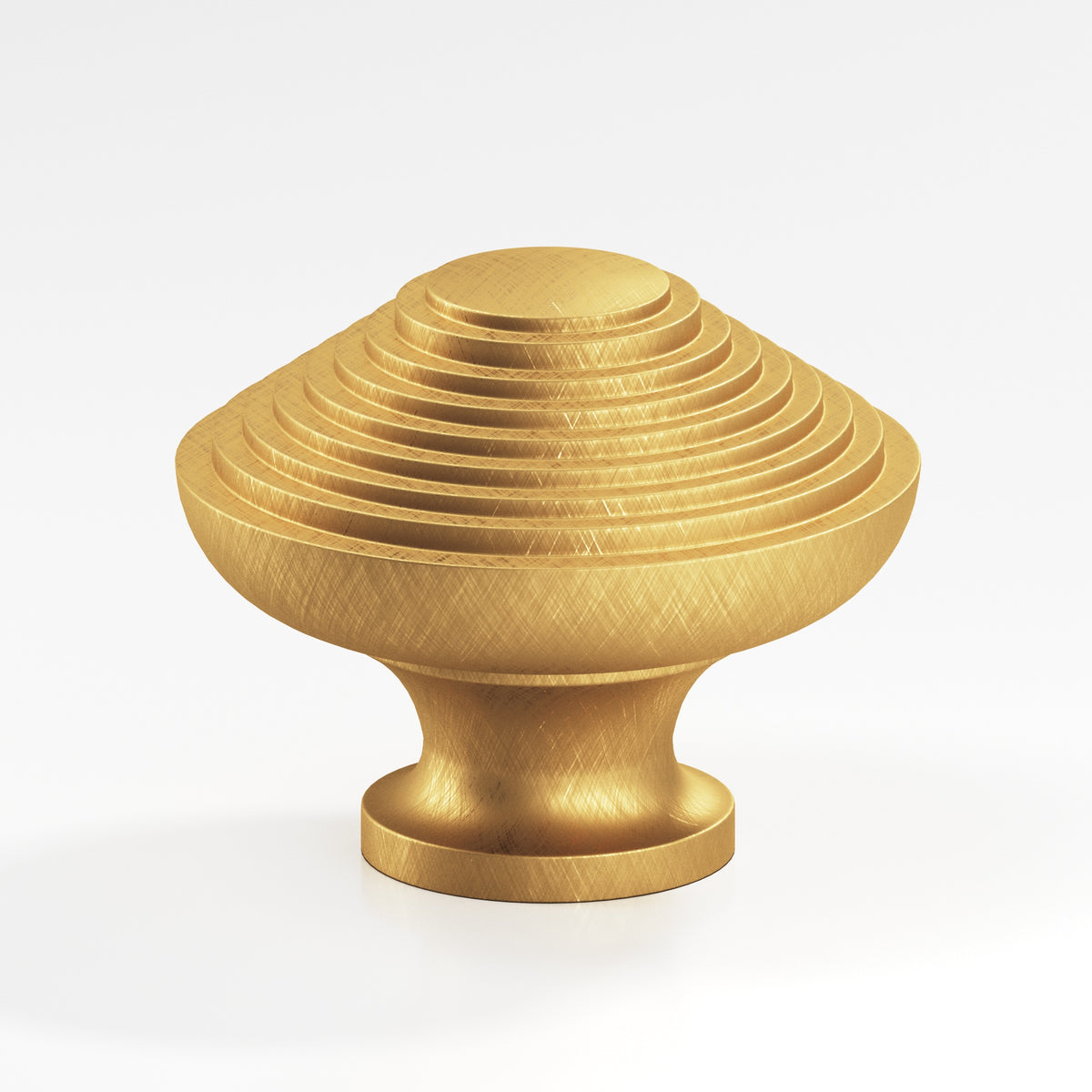 Colonial Bronze 633 Half-Beehive Knob, 1-1/2 in Diameter - Weathered Brass