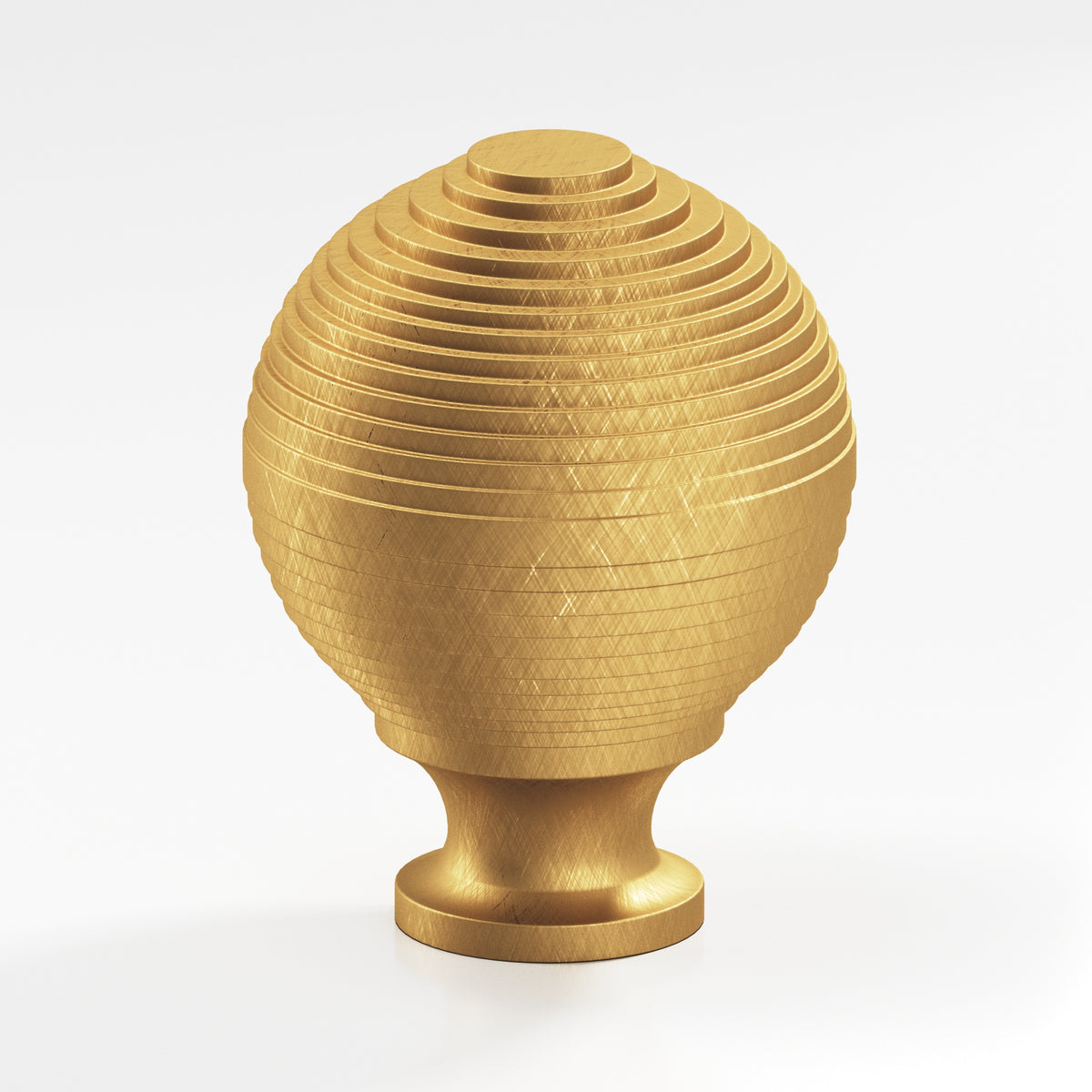 Colonial Bronze 637 Beehive Knob, 1-1/2 in Diameter - Weathered Brass