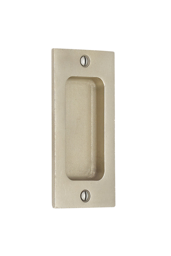 Sandcast Bronze Rustic Modern Rectangular Flush Pull