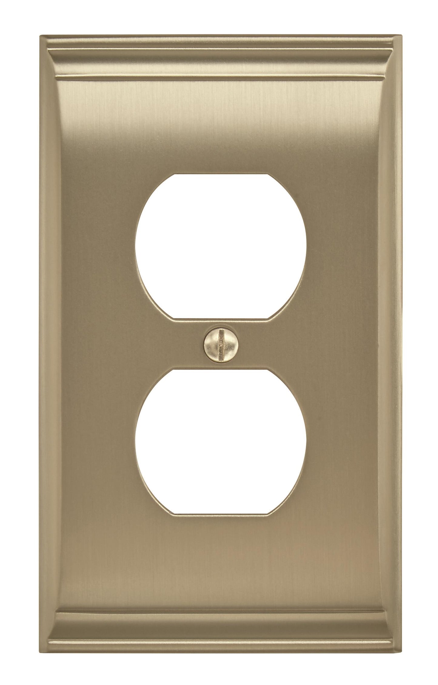 Amerock Candler Wall Plate - 1 Gang - Golden Champagne