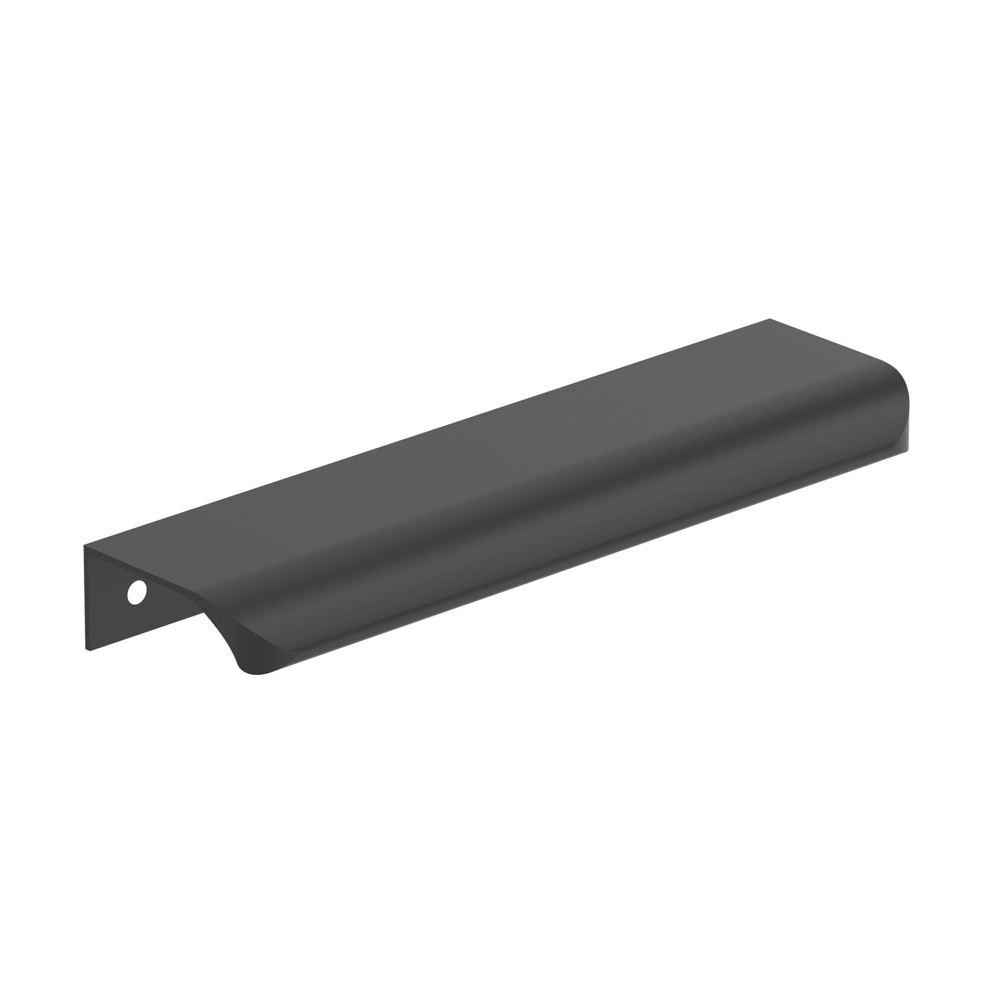 Amerock Streamline Tab Edge Pull - 6 inch (152mm) Length - Matte Black