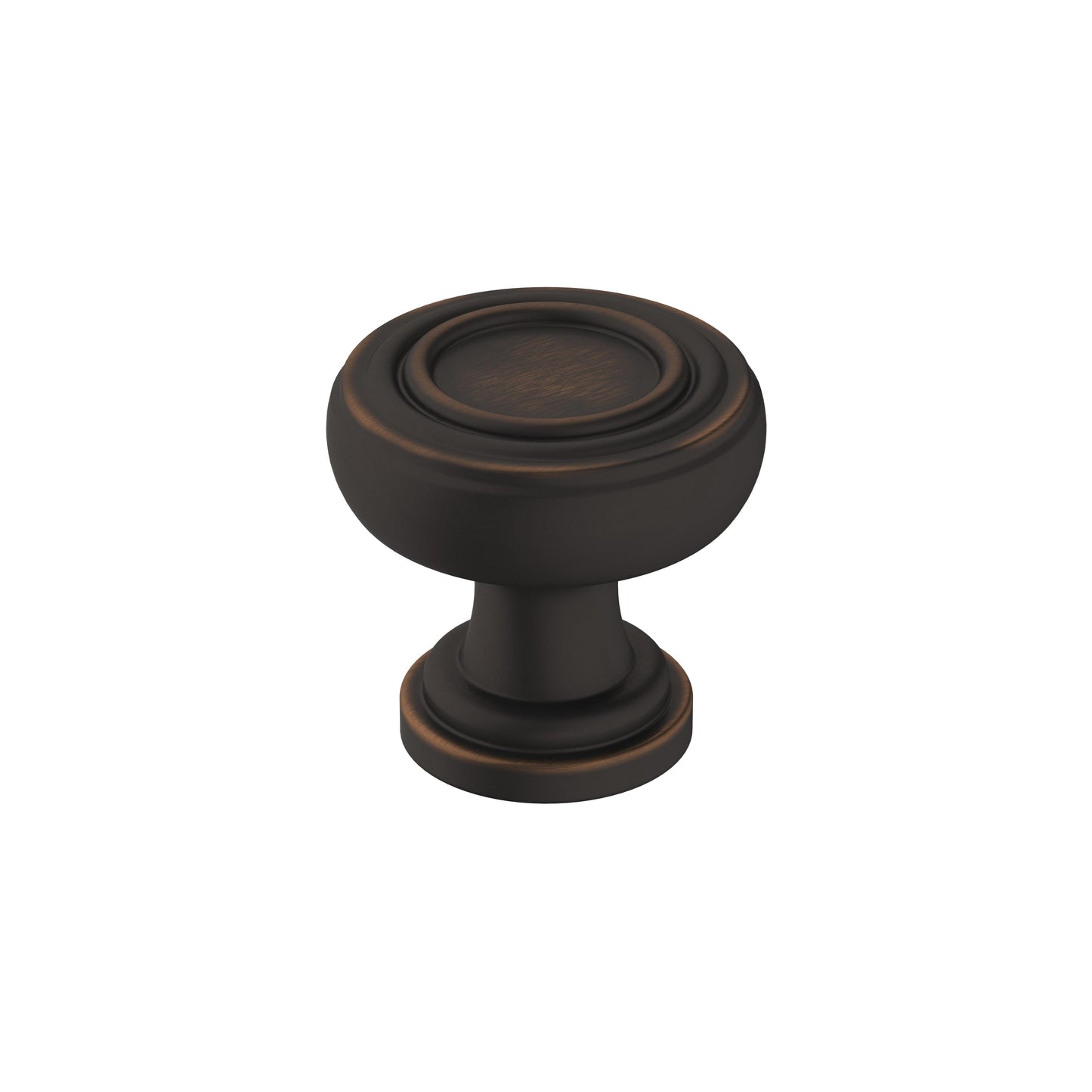 Amerock Ville Knob - 1-1/8 inch (29mm) Diameter - Oil-Rubbed Bronze