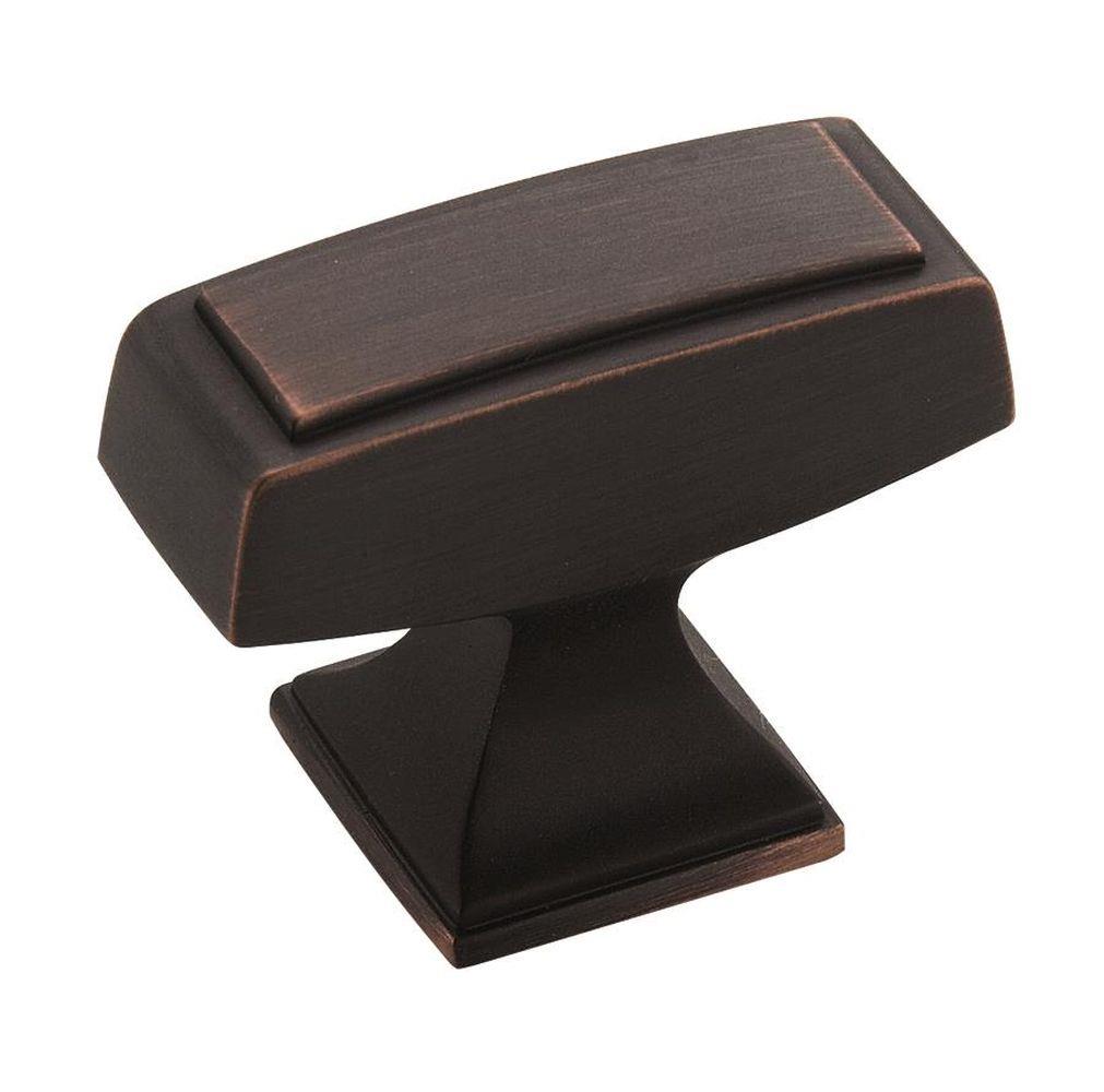 Amerock Mulholland Knob - 1-1/2 inch (38mm) Length - Oil-Rubbed Bronze