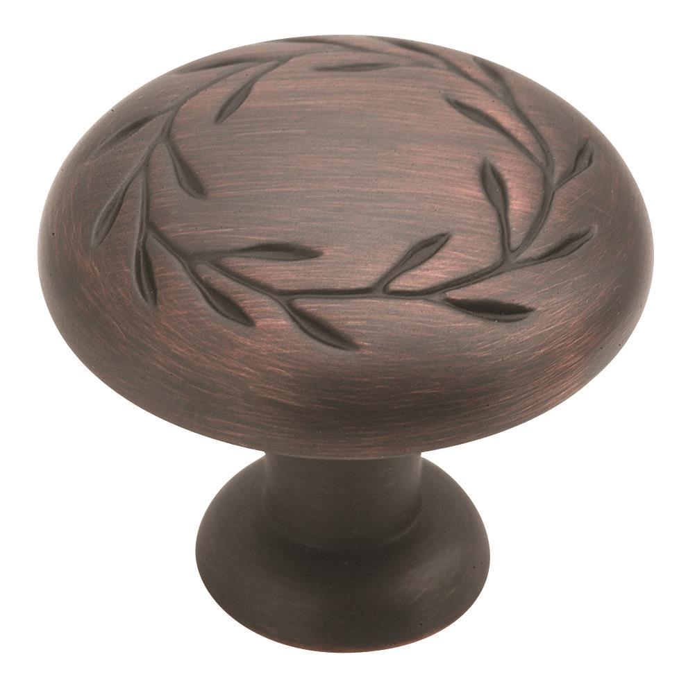 Amerock Nature's Splendor Knob - 1-5/16 inch (33mm) Diameter - Oil-Rubbed Bronze