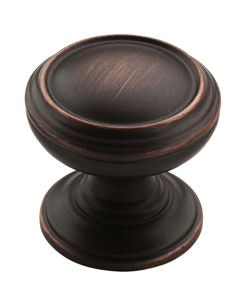 Amerock Revitalize Knob - 1-1/4 inch (32mm) Diameter - Oil-Rubbed Bronze