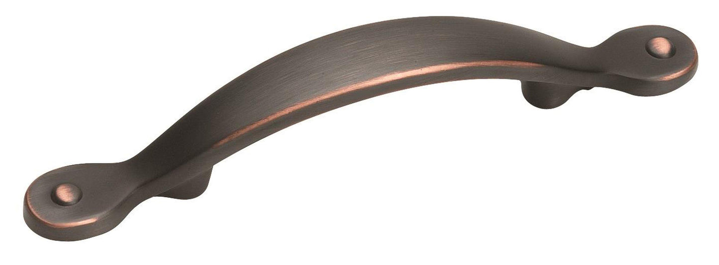 Amerock Inspirations Pull - 3 inch (76mm) CTC - Oil-Rubbed Bronze