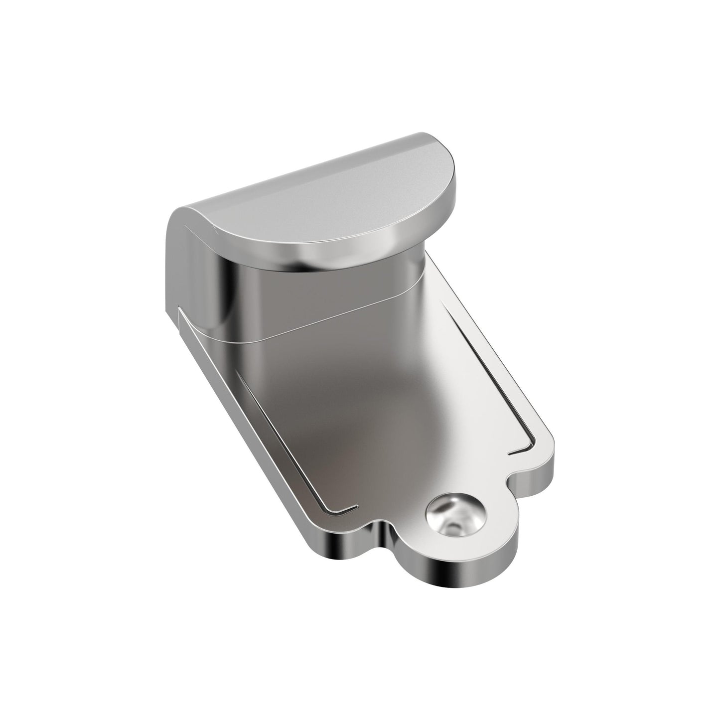 Amerock Inspirations Finger Pull - 1-7/8 inch (48mm) Length - Polished Chrome