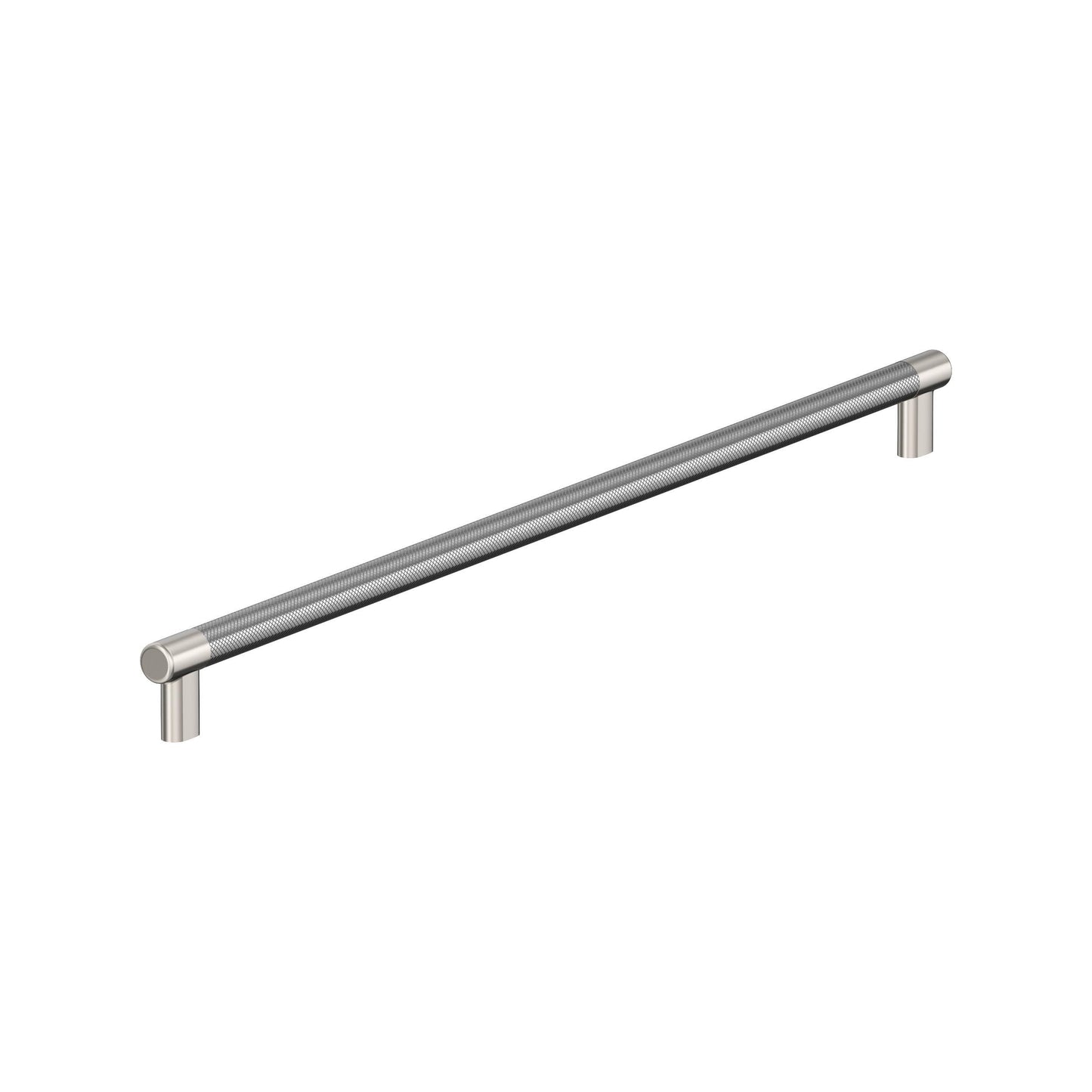 Amerock Esquire Appliance Pull - 24 inch (610mm) CTC - Polished Nickel/Stainless Steel
