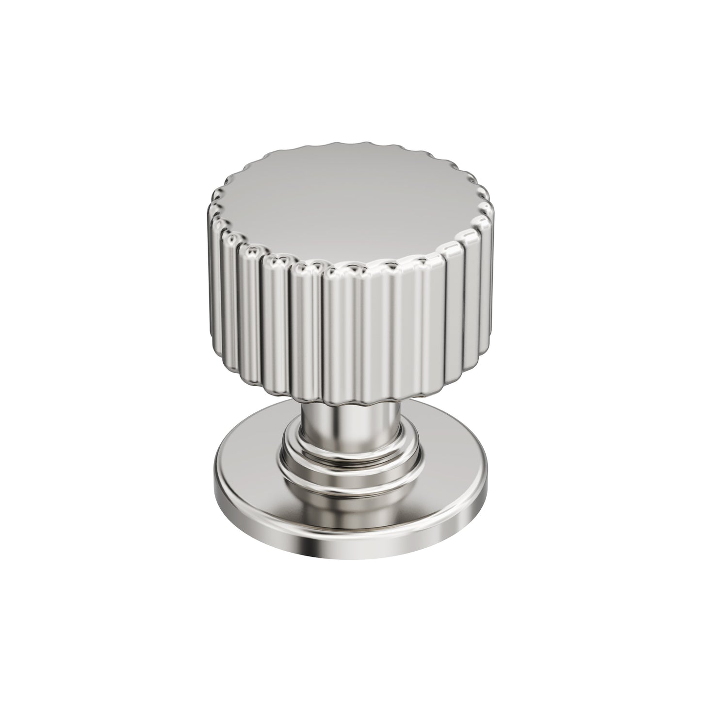Amerock Ballard Knob - 1-1/8 inch (29mm) Diameter - Polished Nickel