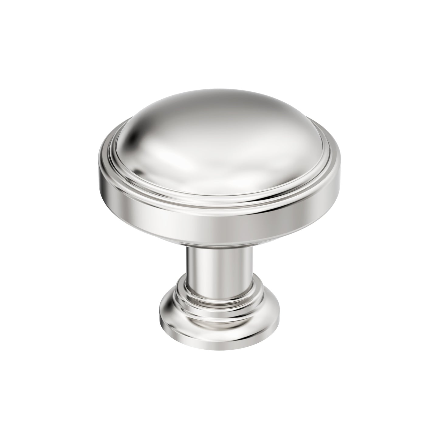 Amerock Enlivity Knob - 1-1/4 inch (32mm) Diameter - Polished Nickel
