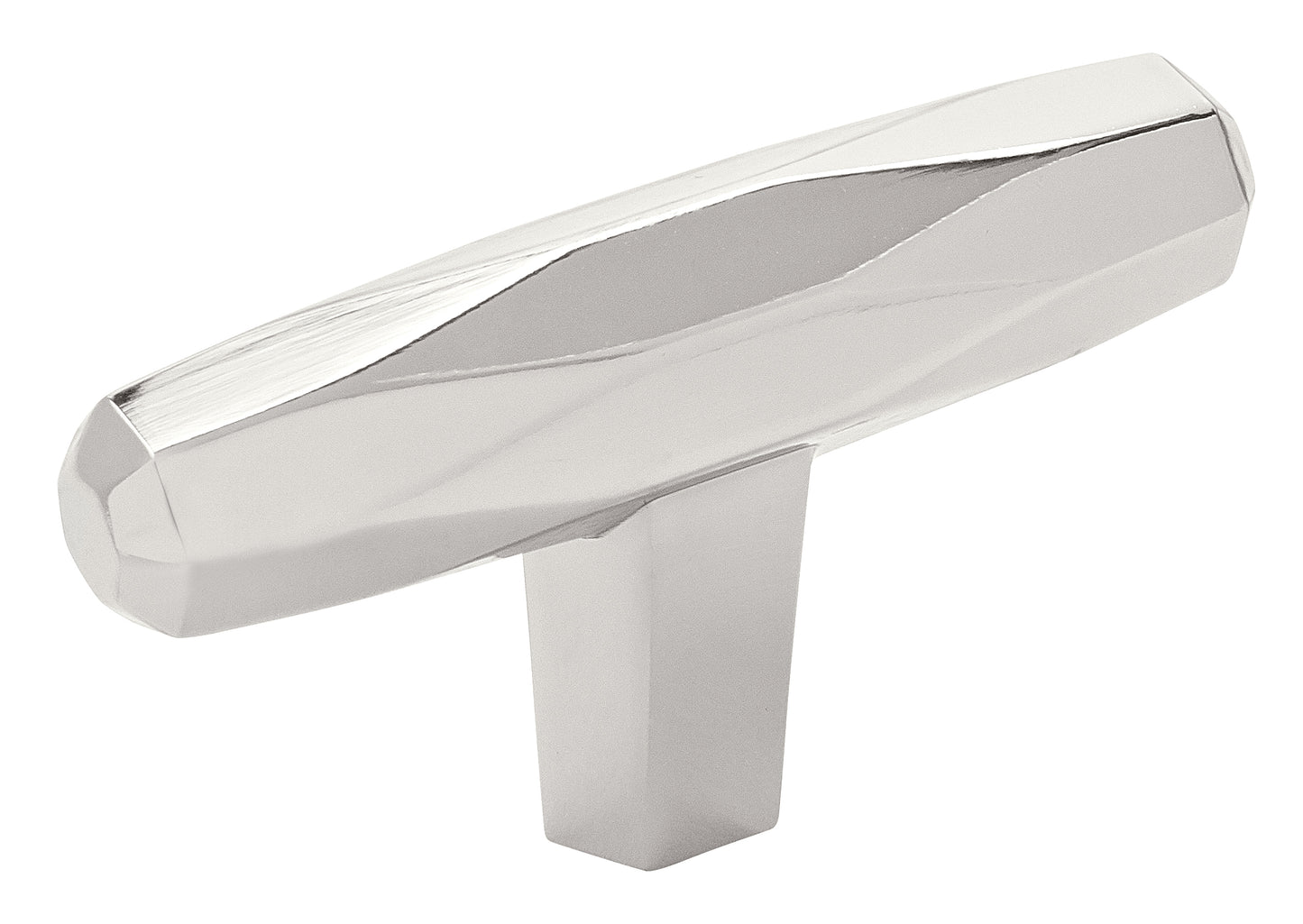 Amerock St. Vincent Knob - 2-1/2 inch (64mm) Length - Polished Nickel