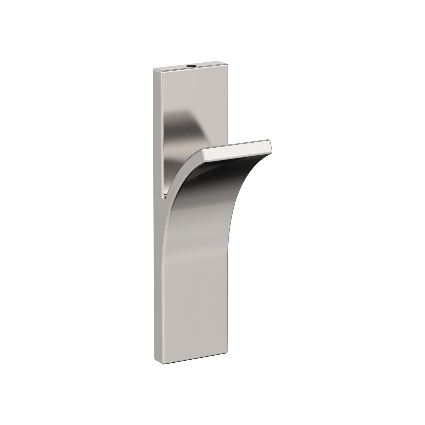 Amerock Apex Decorative Hook - Single Prong - Polished Nickel