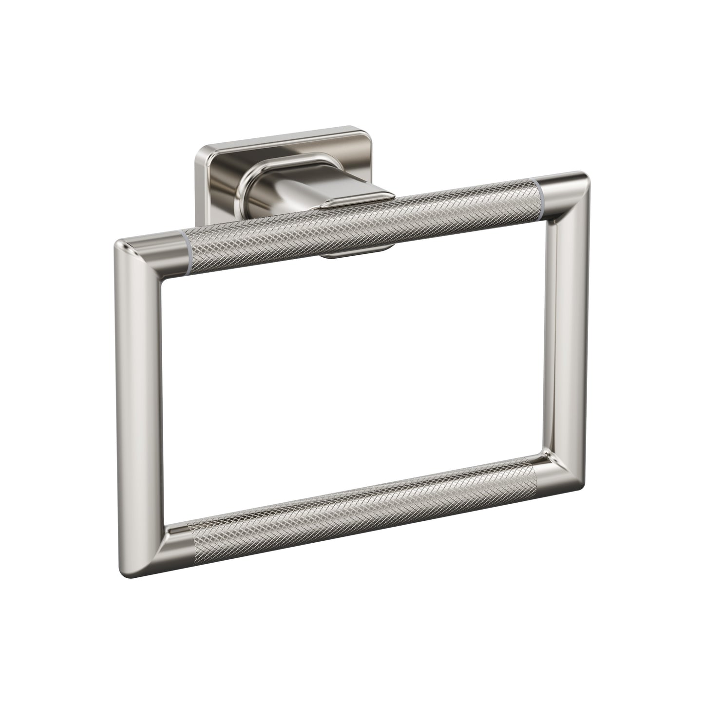 Amerock Bronx Towel Ring - 5-1/4 inch (133mm) Width - Polished Nickel