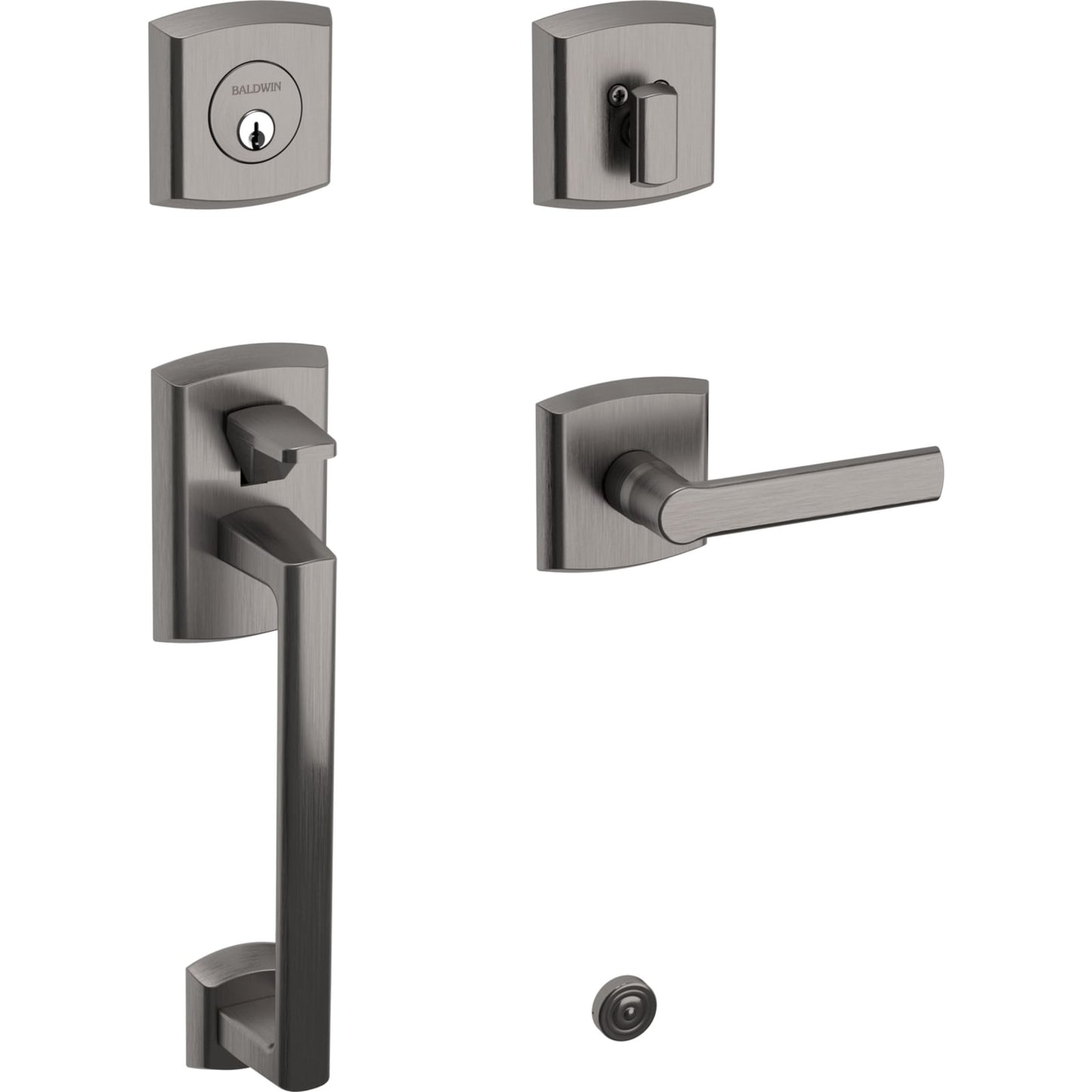 85386 Soho Sectional Handleset in Lifetime (PVD) Graphite Nickel