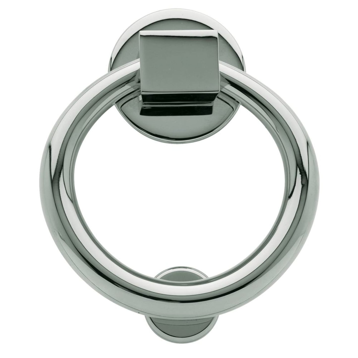 Baldwin Ring Door Knocker in Polished Chrome