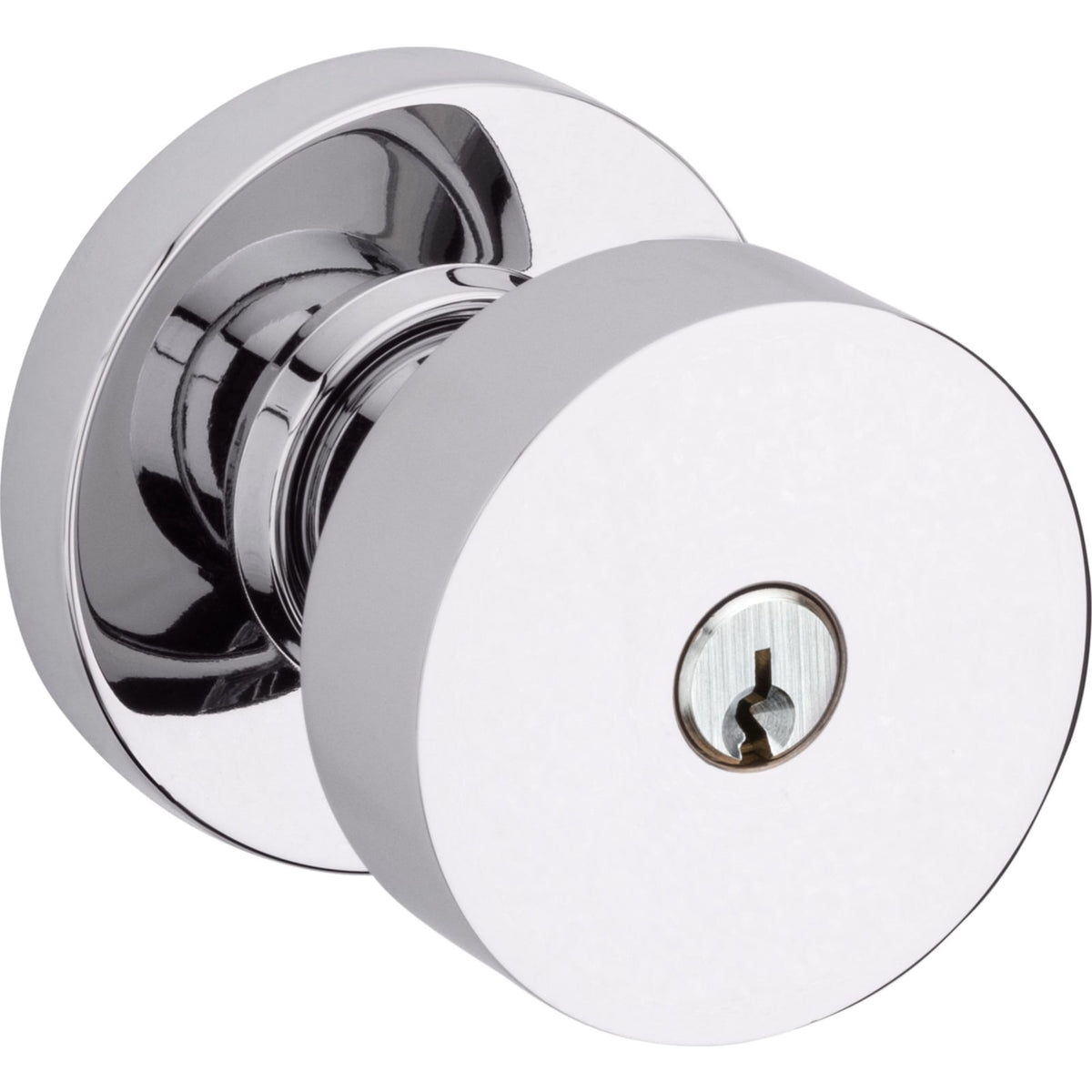 Baldwin Estate 5230 Minneapolis Keyed Knob in Polished Chrome