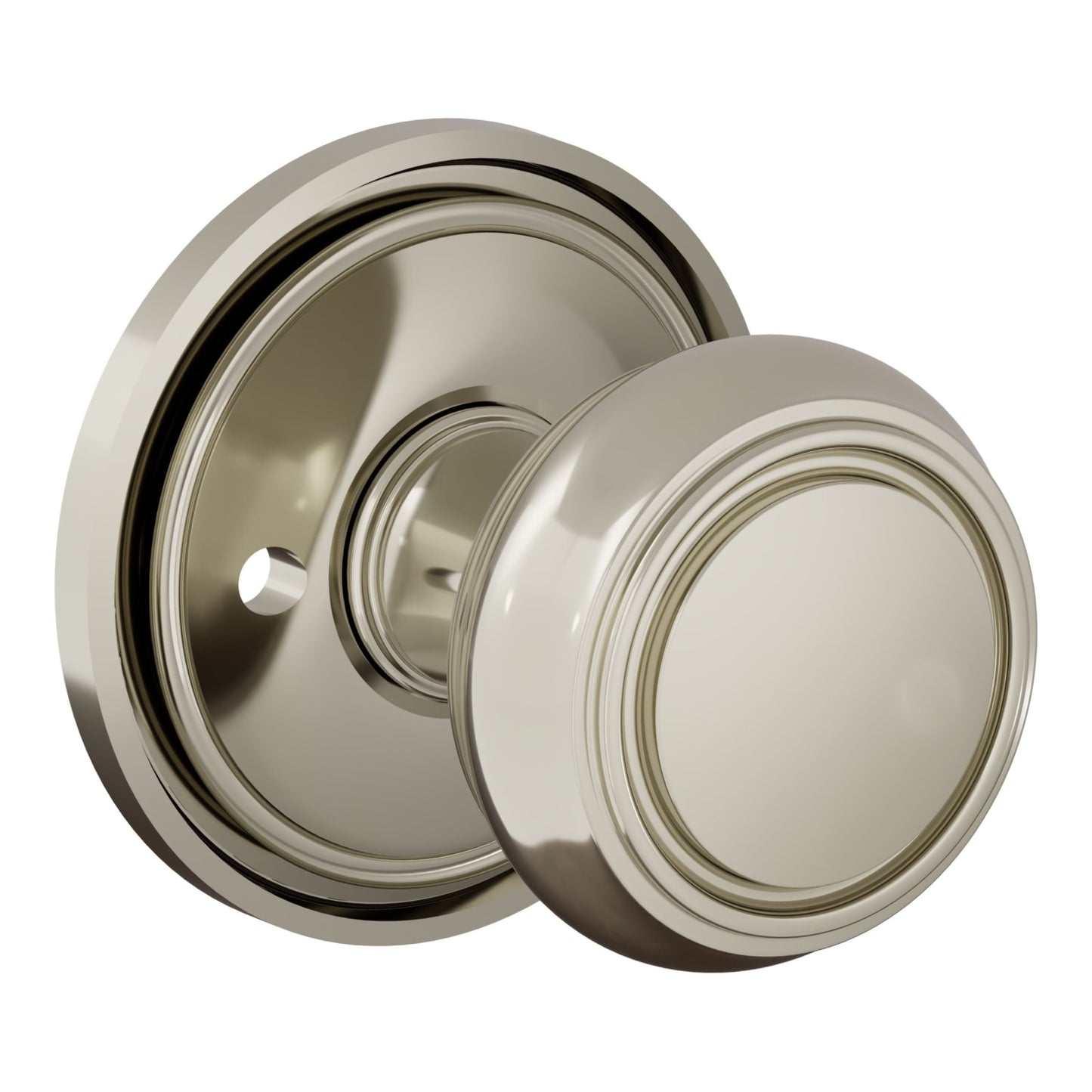 Baldwin Estate 5087 Nashville (2") Knob Set in Lifetime (PVD) Polished Nickel