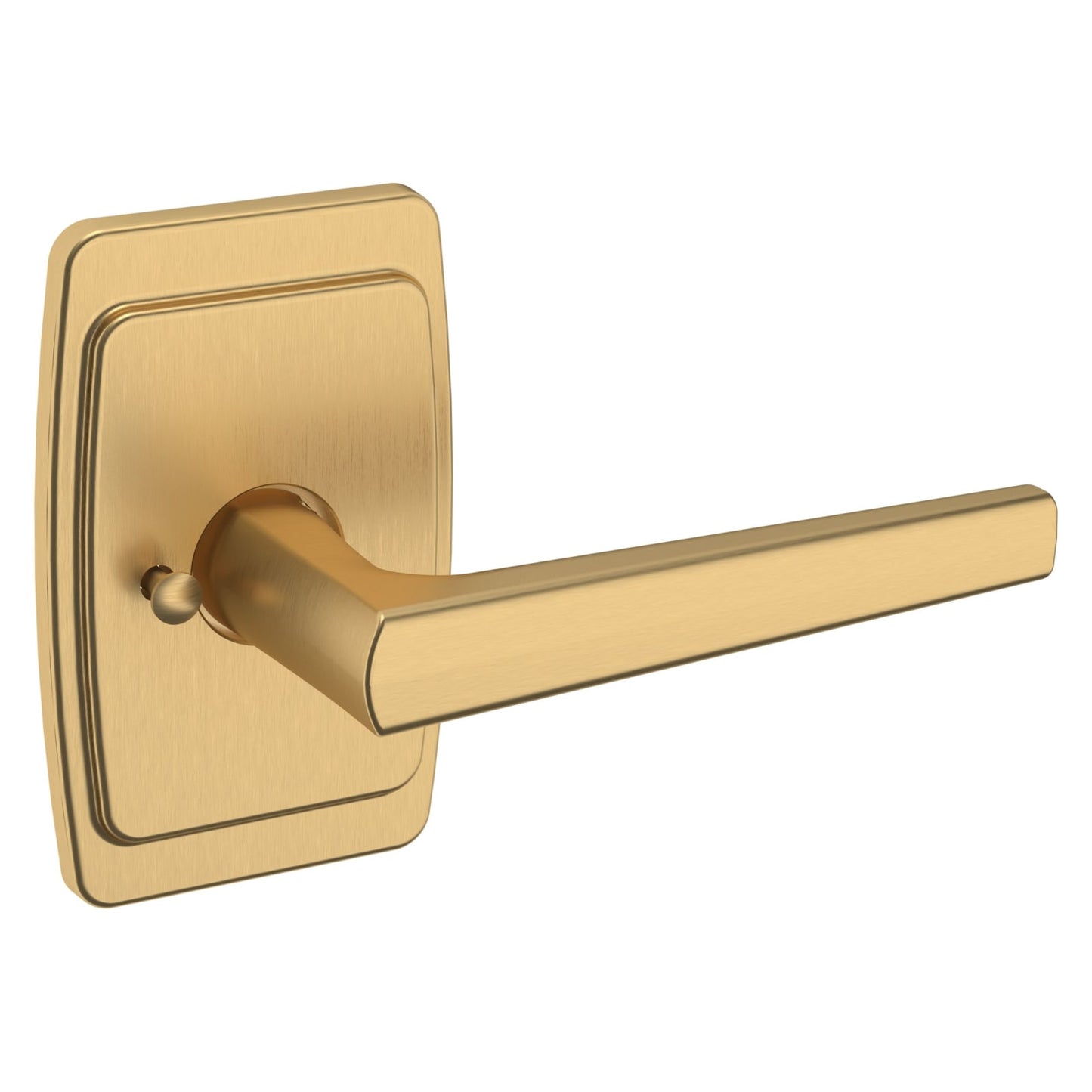 Baldwin Estate L024 Lever Set in Vintage Brass