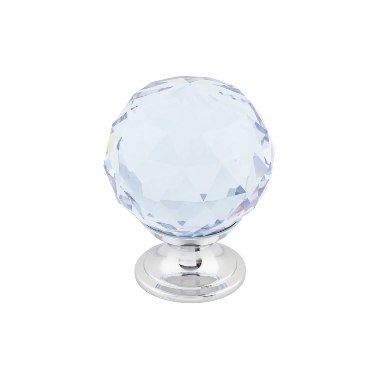 Top Knobs Light Blue Crystal Diameter Round Knob