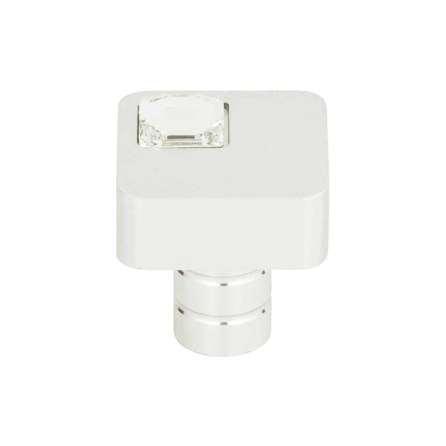 Crystal 1" Length Square Knob