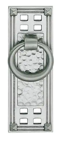 Emtek Hammered Vertical Ring Pull