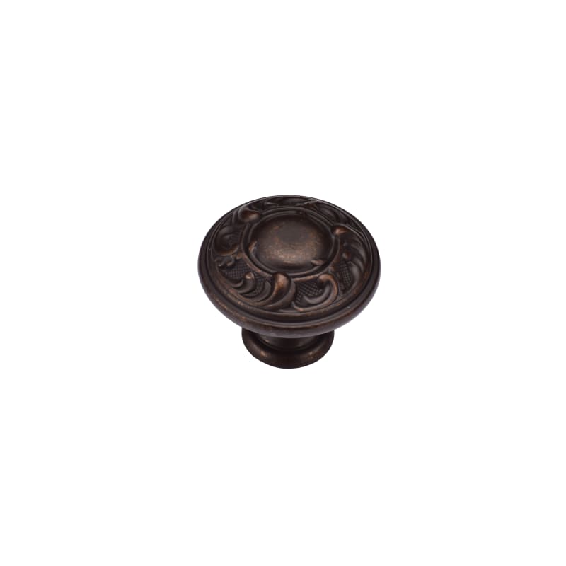 Decorated Round Cabinet Knob