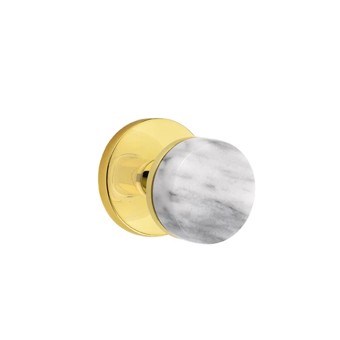 SELECT Conical White Marble Knob