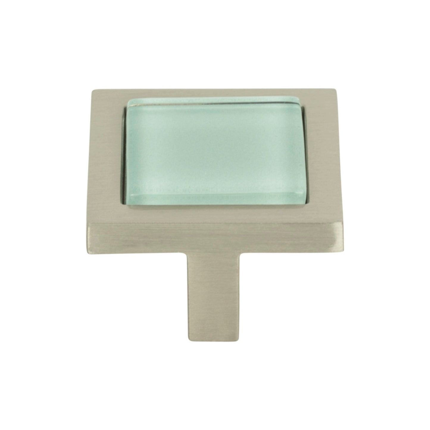 Spa 1 3/8" Length Square Knob - Gray