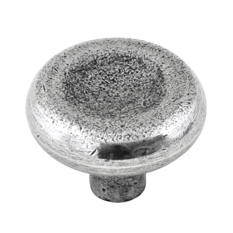 Ashley Norton Milo Round Pewter Cabinet Knob - Pewter