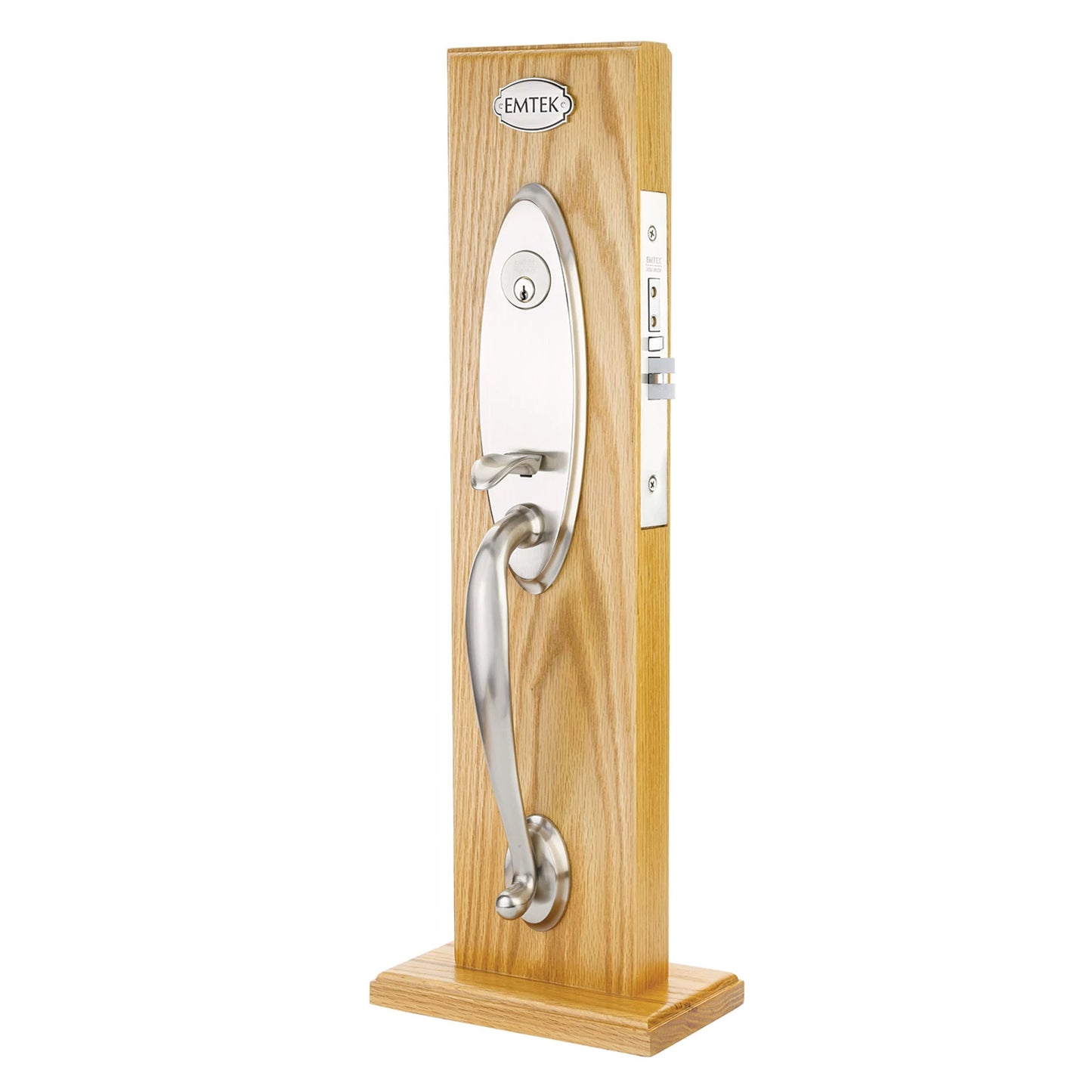 Memphis Monolithic Mortise Entry Set – Satin Nickel